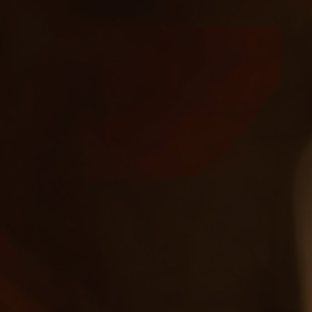 Rundes Award-Badge-Motiv in Orange und Schwarz, abstrakte Auszeichnung mit minimalistischem Design